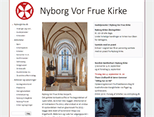 Tablet Screenshot of nyborgkirke.dk